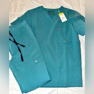 MENS Figs Scrub Set Size XS Hydro Green